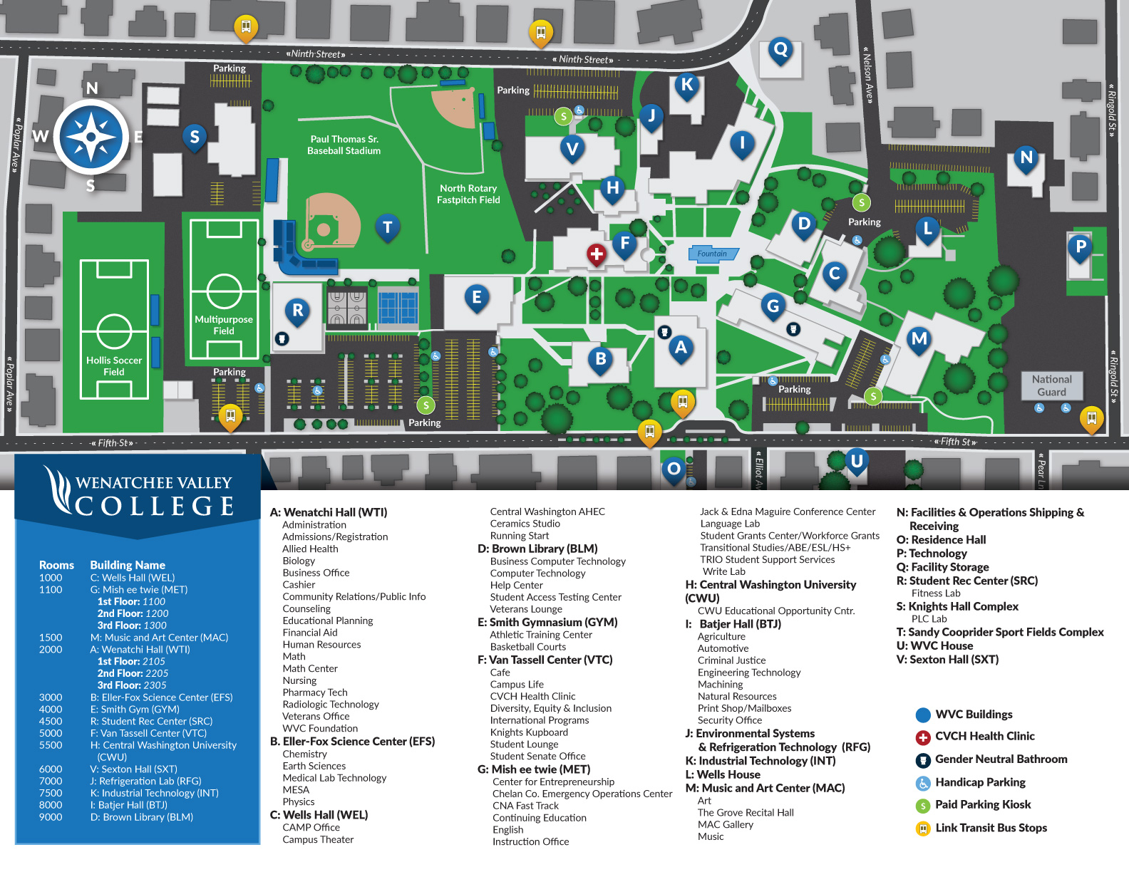 Map of campus