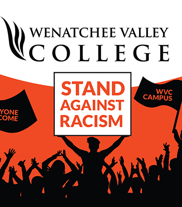 Stand Against Racism event at Wenatchee Valley College at Omak April 24